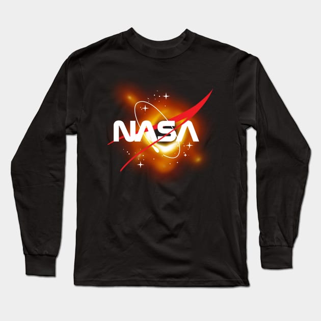 BLACK HOLE PICTURE Long Sleeve T-Shirt by KARMADESIGNER T-SHIRT SHOP